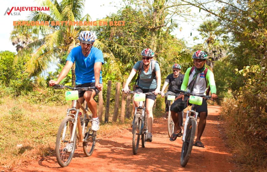 Explorar Battambang en bici