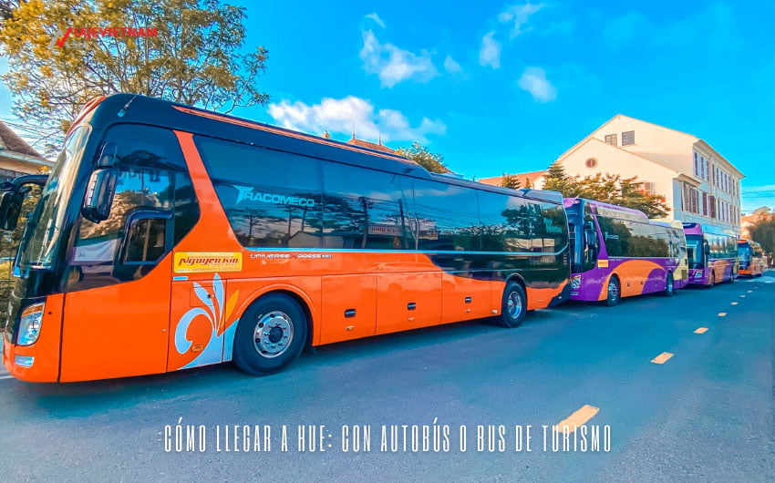 Cómo llegar a hue: Con Autobus 