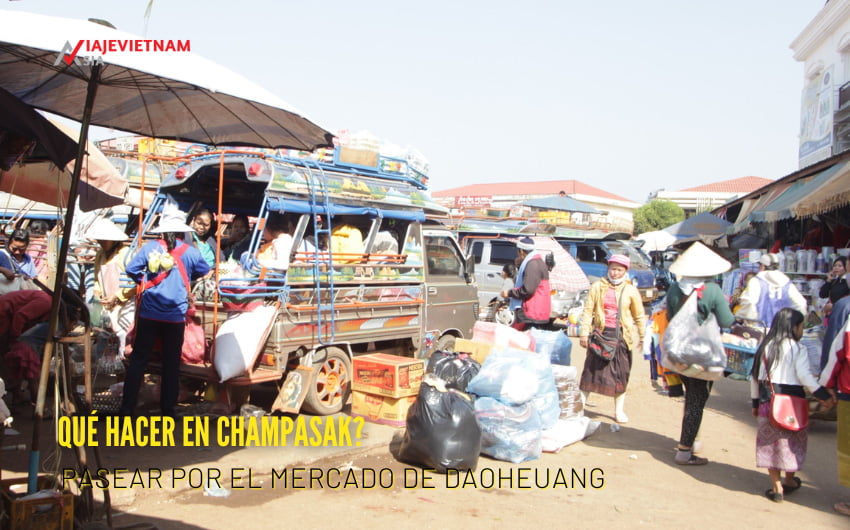 Qué hacer en Champasak: Pasear por el mercado de Daoheuang