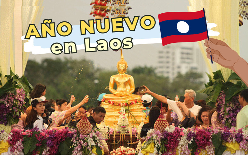 festival de año nuevo de laos abril