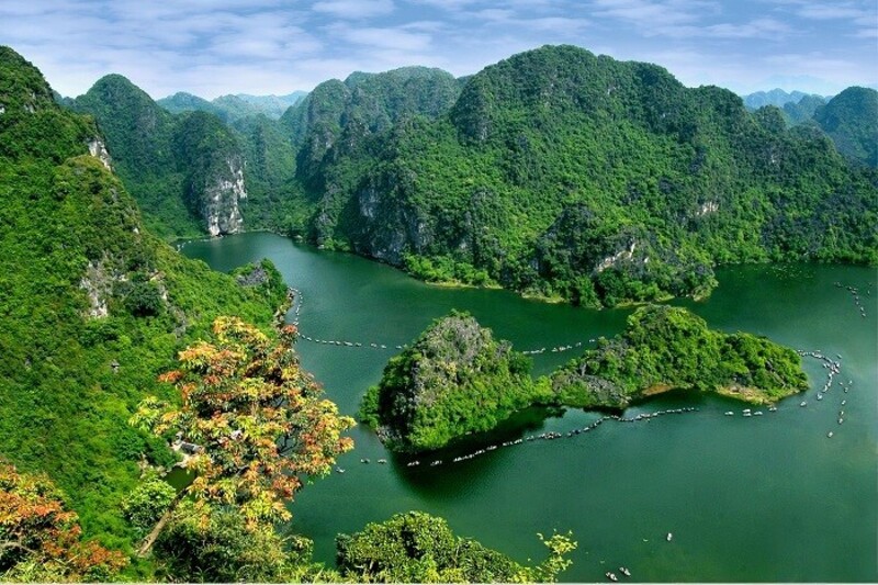 ubicacion de la zona turistica de trang an