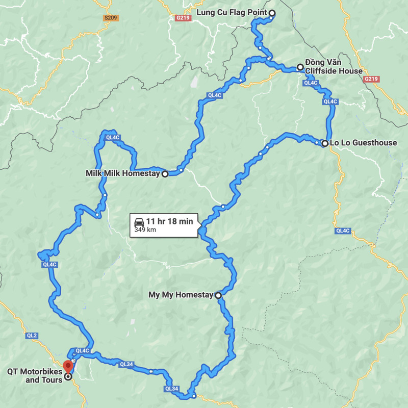 itinerario detallado para explorar ha giang loop